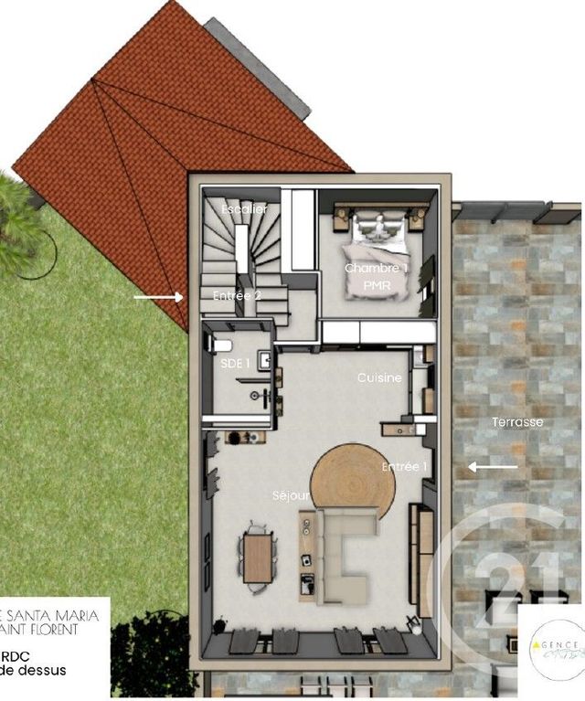 maison à vendre - 5 pièces - 135.9 m2 - ST FLORENT - 202 - CORSE - Century 21 Dary Immobilier