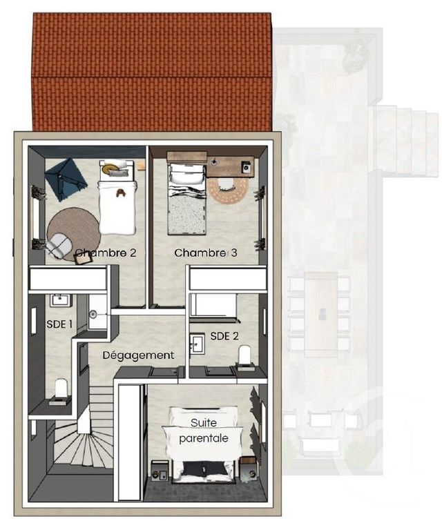 maison à vendre - 4 pièces - 106.9 m2 - ST FLORENT - 202 - CORSE - Century 21 Dary Immobilier