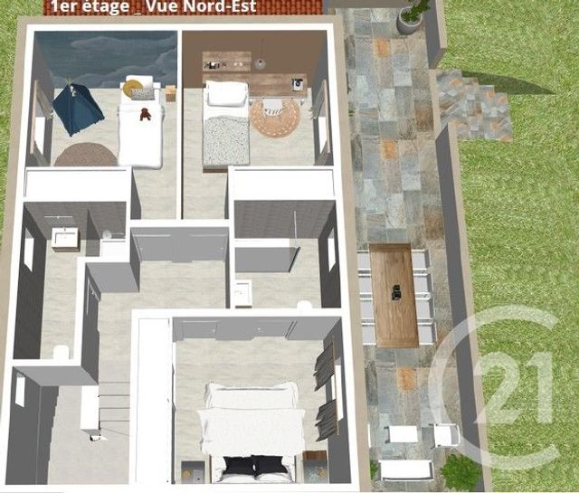 maison à vendre - 4 pièces - 106.9 m2 - ST FLORENT - 202 - CORSE - Century 21 Dary Immobilier