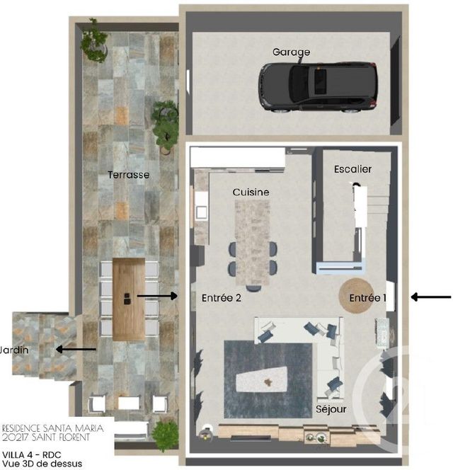 maison à vendre - 4 pièces - 106.9 m2 - ST FLORENT - 202 - CORSE - Century 21 Dary Immobilier