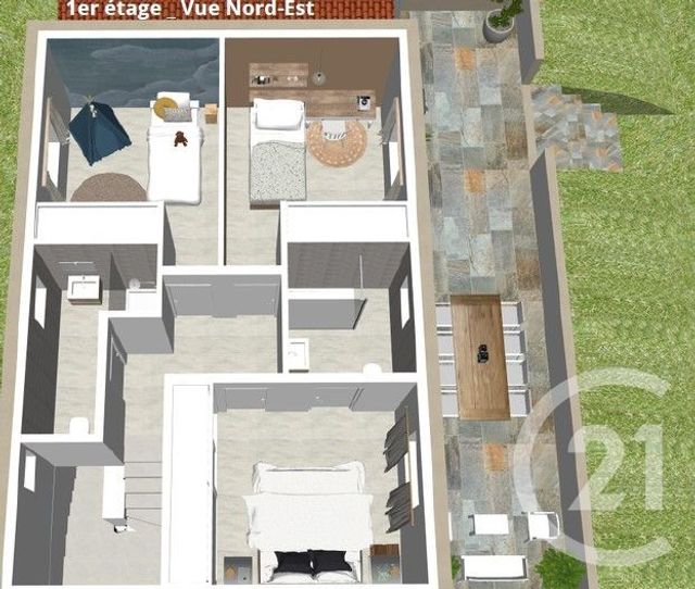 maison à vendre - 4 pièces - 106.9 m2 - ST FLORENT - 202 - CORSE - Century 21 Dary Immobilier