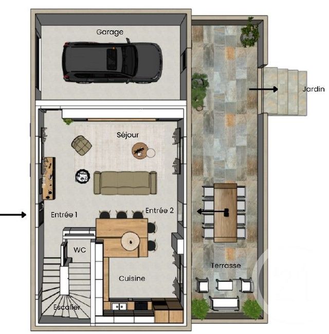 maison à vendre - 4 pièces - 106.9 m2 - ST FLORENT - 202 - CORSE - Century 21 Dary Immobilier