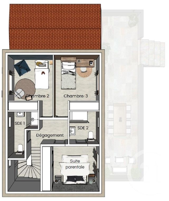 maison à vendre - 4 pièces - 106.9 m2 - ST FLORENT - 202 - CORSE - Century 21 Dary Immobilier