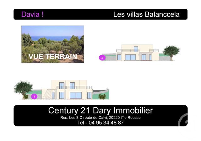 Afficher la photo en grand maison à vendre - 5 pièces - 120.0 m2 - CORBARA - 20 - CORSE - Century 21 Dary Immobilier
