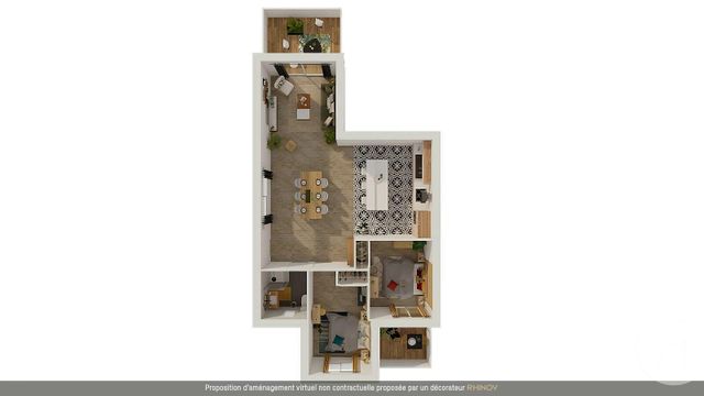Afficher la photo en grand Appartement T3 à vendre - 3 pièces - 75.42 m2 - CALENZANA - 20 - CORSE - Century 21 Dary Immobilier