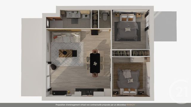 Afficher la photo en grand Appartement T3 à vendre - 3 pièces - 64.03 m2 - CALENZANA - 20 - CORSE - Century 21 Dary Immobilier